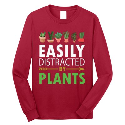 Easily Distracted By Plants Long Sleeve Shirt