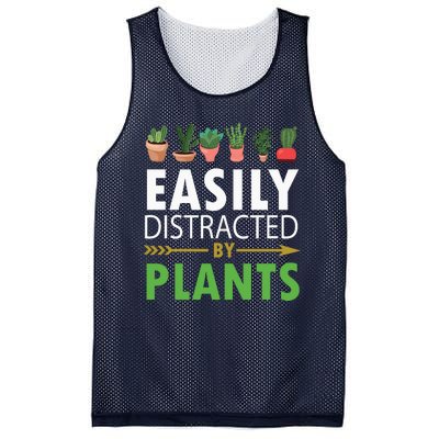 Easily Distracted By Plants Mesh Reversible Basketball Jersey Tank