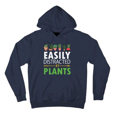 Easily Distracted By Plants Tall Hoodie