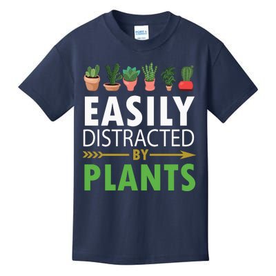 Easily Distracted By Plants Kids T-Shirt