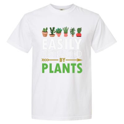 Easily Distracted By Plants Garment-Dyed Heavyweight T-Shirt