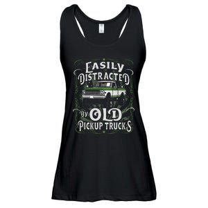 Easily Distracted By Old Pickup Trucks Easily Distracted By Ladies Essential Flowy Tank