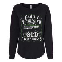 Easily Distracted By Old Pickup Trucks Easily Distracted By Womens California Wash Sweatshirt