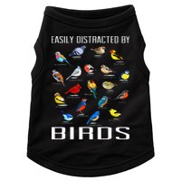 Easily Distracted By Birds Birdwatching Lover Birdwatcher Doggie Tank