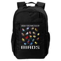 Easily Distracted By Birds Birdwatching Lover Birdwatcher Backpack