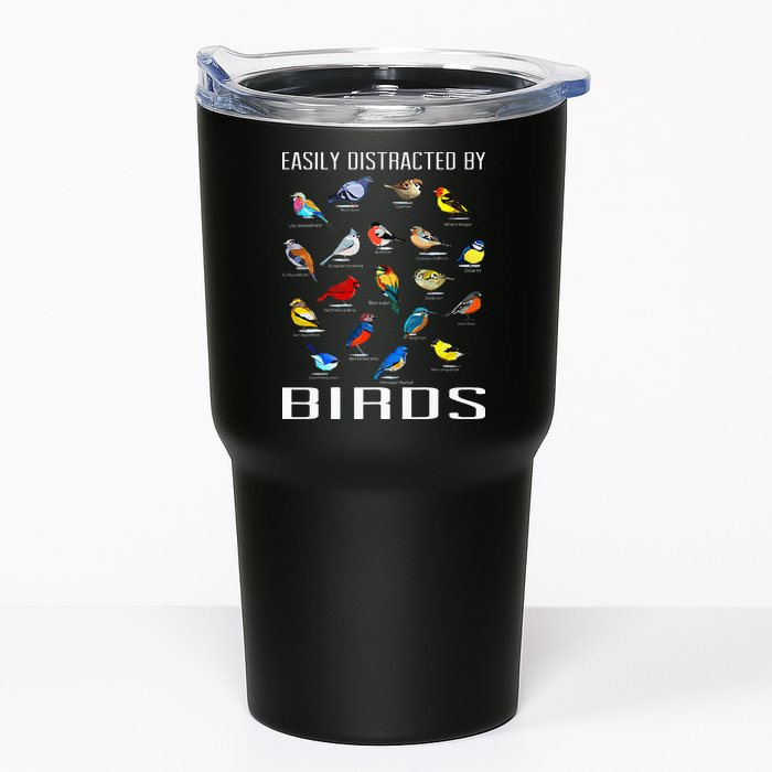 Easily Distracted By Birds Birdwatching Lover Birdwatcher Tumbler