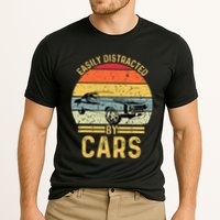 Easily Distracted By Cars Automobile Car Lover Cooling Performance Crew T-Shirt