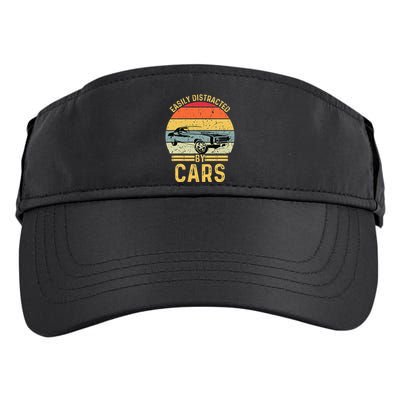 Easily Distracted By Cars Automobile Car Lover Adult Drive Performance Visor