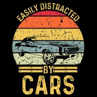 Easily Distracted By Cars Automobile Car Lover Bag