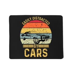 Easily Distracted By Cars Automobile Car Lover Mousepad