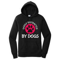 Easily Distracted By Dogs Women's Pullover Hoodie