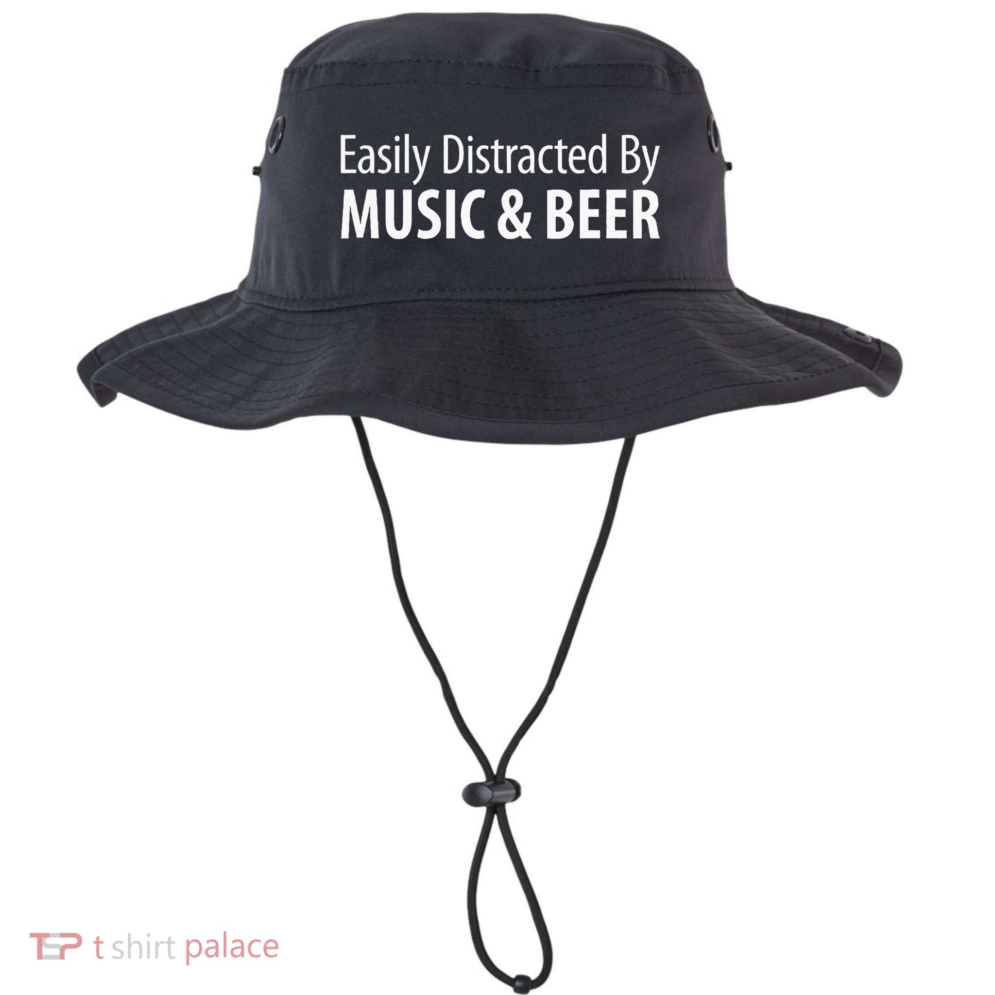 Easily Distracted By Music & Beer Bucket Hat
