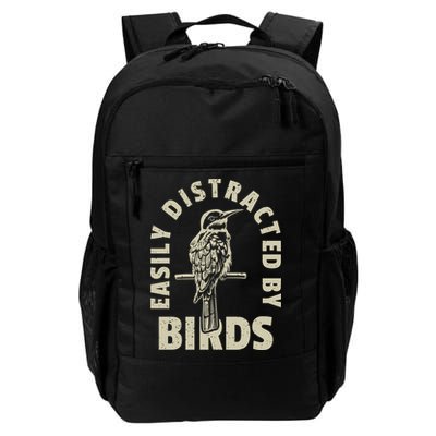 Easily Distracted By Birds Bird Cage Vintage Distress Backpack