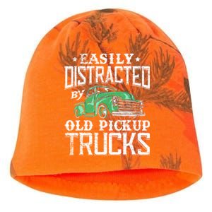 Easily Distracted By Old Pickup Trucks Cute Trucker Kati - Camo Knit Beanie