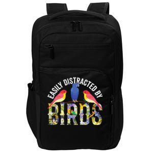 Easily Distracted By Birds Funny Bird Wtahers Impact Tech Backpack