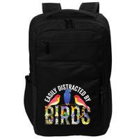 Easily Distracted By Birds Funny Bird Wtahers Impact Tech Backpack