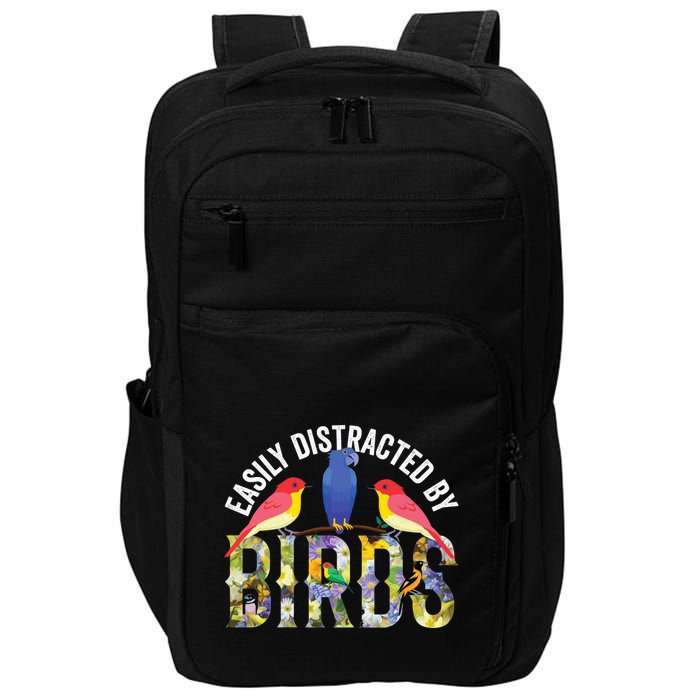 Easily Distracted By Birds Funny Bird Wtahers Impact Tech Backpack