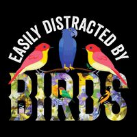 Easily Distracted By Birds Funny Bird Wtahers Impact Tech Backpack