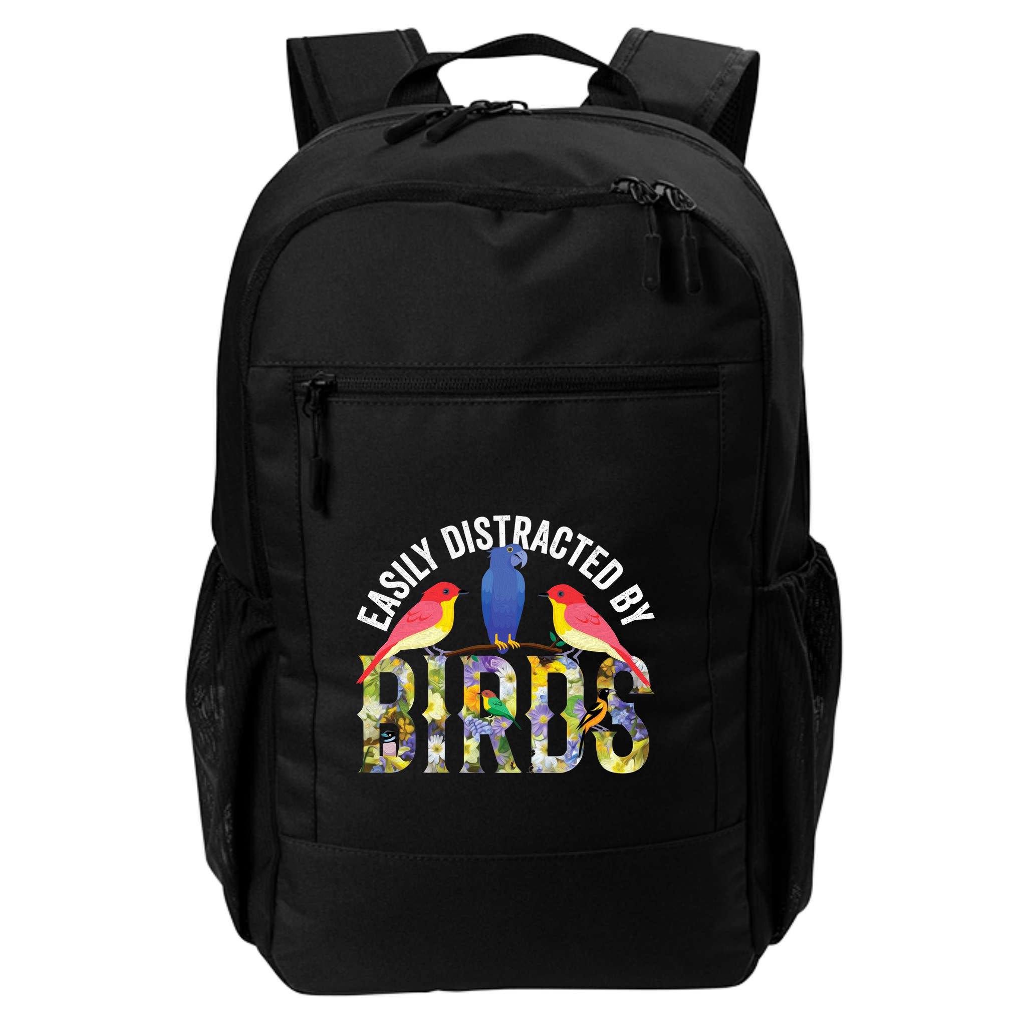 Easily Distracted By Birds Funny Bird Wtahers Backpack