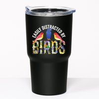 Easily Distracted By Birds Funny Bird Wtahers Tumbler