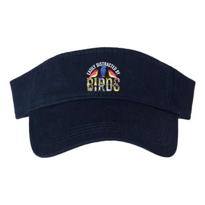 Easily Distracted By Birds Funny Bird Wtahers Visor