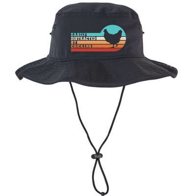 Easily Distracted By Chickens Legacy Cool Fit Booney Bucket Hat