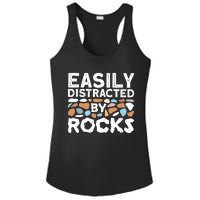 Easily Distracted By Rock Vintage Ladies PosiCharge Competitor Racerback Tank