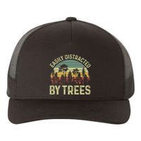 Easily Distracted By Trees Funny Tree Planting Trees Yupoong Adult 5-Panel Trucker Hat
