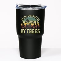 Easily Distracted By Trees Funny Tree Planting Trees Tumbler