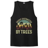 Easily Distracted By Trees Funny Tree Planting Trees PosiCharge Competitor Tank