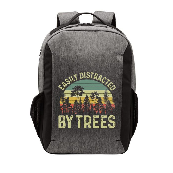 Easily Distracted By Trees Funny Tree Planting Trees Vector Backpack