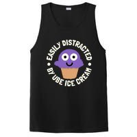 Easily Distracted By Ube Ice Cream Ube Ice Cream Lover PosiCharge Competitor Tank