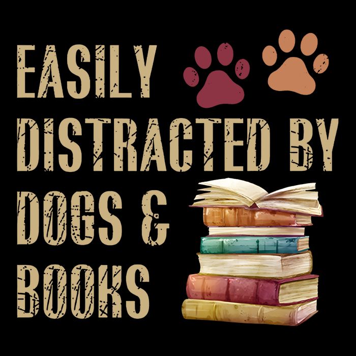 Easily Distracted By Dogs And Books Flat Bill Trucker Hat
