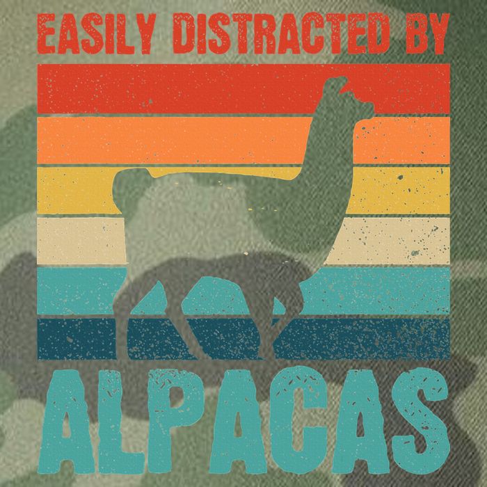 Easily Distracted By Alpacas Design For An Alpaca Fan Legacy Tie Dye Trucker Hat