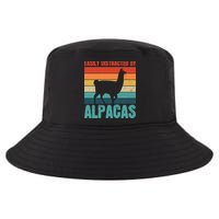 Easily Distracted By Alpacas Design For An Alpaca Fan Cool Comfort Performance Bucket Hat