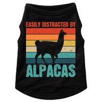 Easily Distracted By Alpacas Design For An Alpaca Fan Doggie Tank