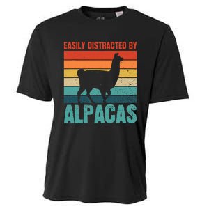 Easily Distracted By Alpacas Design For An Alpaca Fan Cooling Performance Crew T-Shirt