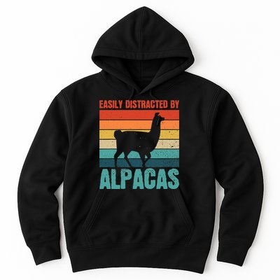 Easily Distracted By Alpacas Design For An Alpaca Fan Hoodie
