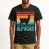 Easily Distracted By Alpacas Design For An Alpaca Fan Tall T-Shirt