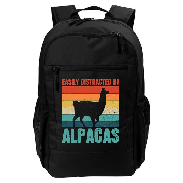 Easily Distracted By Alpacas Design For An Alpaca Fan Backpack