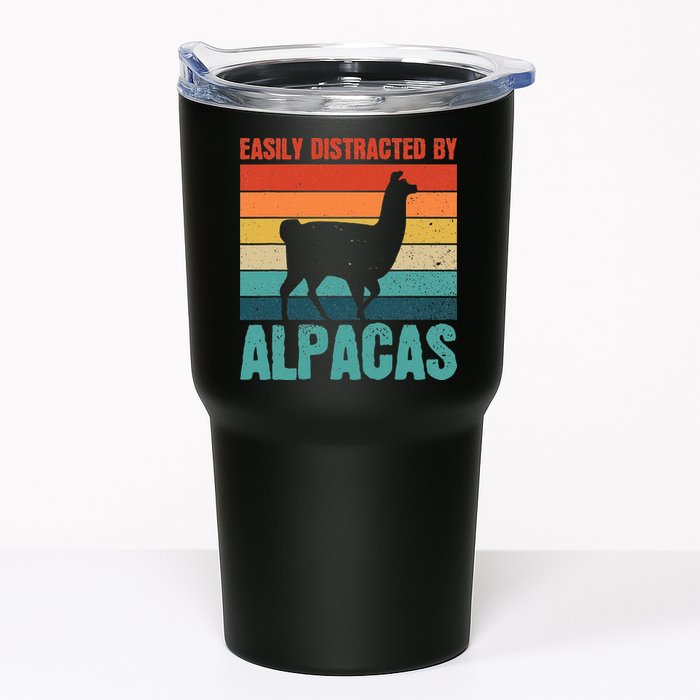 Easily Distracted By Alpacas Design For An Alpaca Fan Tumbler