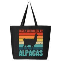 Easily Distracted By Alpacas Design For An Alpaca Fan 25L Jumbo Tote