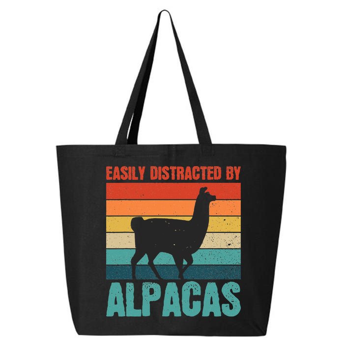 Easily Distracted By Alpacas Design For An Alpaca Fan 25L Jumbo Tote