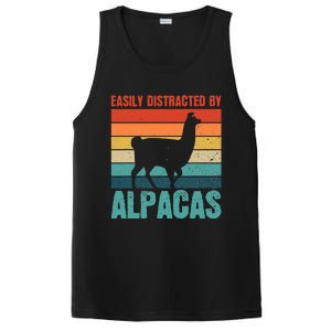 Easily Distracted By Alpacas Design For An Alpaca Fan PosiCharge Competitor Tank