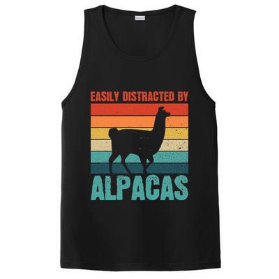 Easily Distracted By Alpacas Design For An Alpaca Fan PosiCharge Competitor Tank