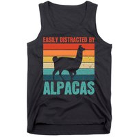 Easily Distracted By Alpacas Design For An Alpaca Fan Tank Top