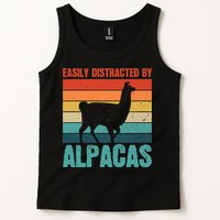 Easily Distracted By Alpacas Design For An Alpaca Fan Tank Top