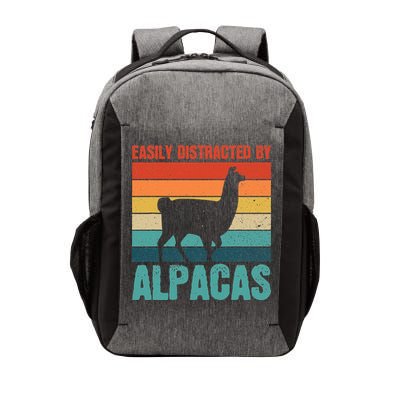 Easily Distracted By Alpacas Design For An Alpaca Fan Vector Backpack