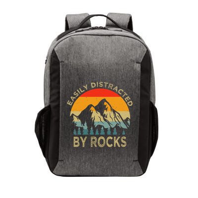 Easily Distracted By Rocks Vector Backpack