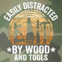 Easily Distracted By Wood And Tools Funny Woodworking Legacy Tie Dye Trucker Hat